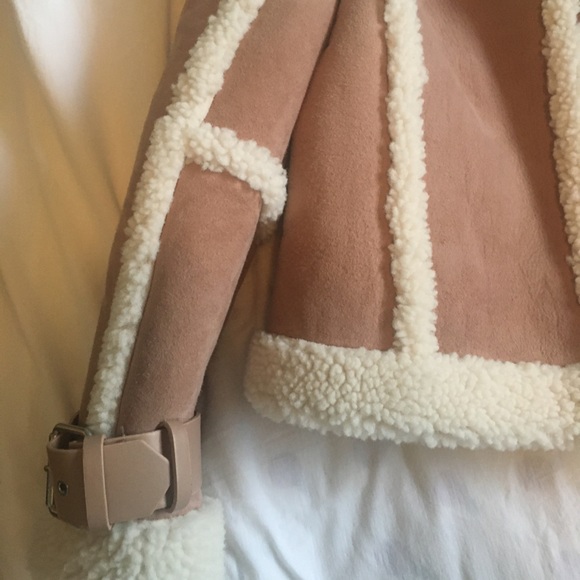 ❌ SOLD on FB ❌ All Saints Shearling Jacket Medium - Picture 6 of 15